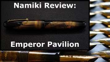 Review of the Namiki Emperor Pavilion / Pagoda fountain pen (4K)