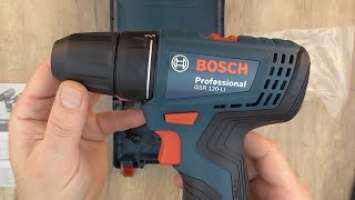 Unboxing Cordless Impact Drill Driver Bosch GSR120 LI Professional Tool - Bob The Tool Man