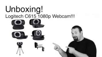 Unboxing a Logitech C615 HD Webcam
