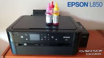 Epson L850 Ecotank review and gloss premium printouts