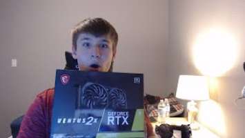 MSI Ventus 2X RTX 3060 OC Unboxing