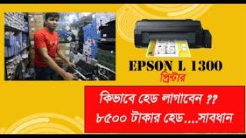 Epson L1300 printer head in bd hazi tech