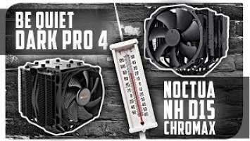 be quiet! DARK ROCK PRO 4  VS Noctua NH-D15 chromax (9900KF@5.0)