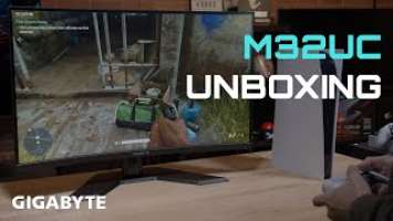 GIGABYTE M32UC Gaming Monitor | Official Unboxing