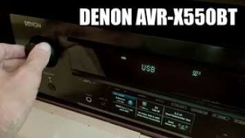 Denon AVR X550BT Обзор и распаковка AV ресивера. Мал да удал !