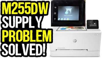 How to Fix HP Color LaserJet Pro m255dw Supply Problem?