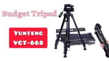 Yunteng VCT-668 Tripod Raw Unboxing (2022)