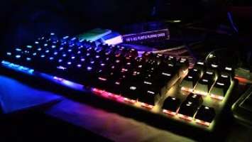 UNBOX HyperX Alloy Origins Core Mechanical Gaming Keyboard (RGB Lights + Tenkeyless Linear Red Keys)