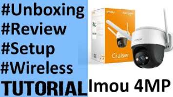 IMOU Cruiser SE 4MP Outdoor Wireless Security Camera unboxing and review