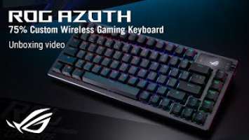 ROG Azoth – Unboxing Video| ROG