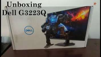 Unboxing Dell G3223Q