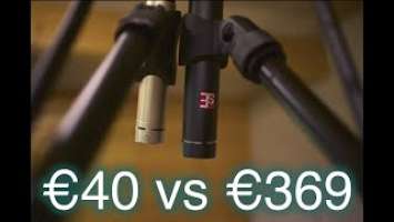 sE8 vs Behringer C2 on Drum Overheads