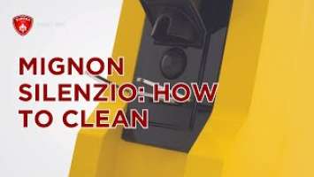 How to clean the chute group of your Mignon Silenzio