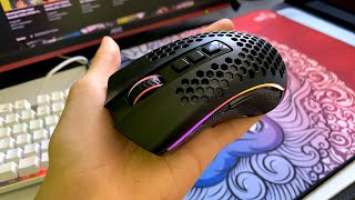 Redragon Storm Elite m808 Wireless Review pt-br Mouse sem fio custo benéfico da Redragon