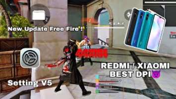 BEST SETTINGS ⚙️ REDMI 9A FOR FREE FIRE SENSITIVITY / MAX DPI 50% AUTO HEADSHOT