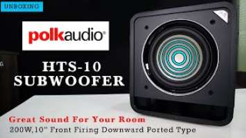 Polk Audio Hts 10" Subwoofer Unboxing