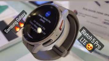 Samsung Galaxy Watch 5 Pro Lte Unboxing