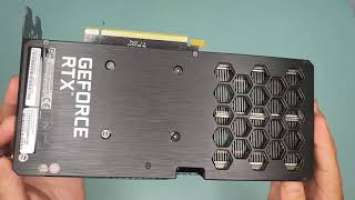 Closeup Unboxing Palit GeForce RTX 3060 Dual 12GB GDDR6