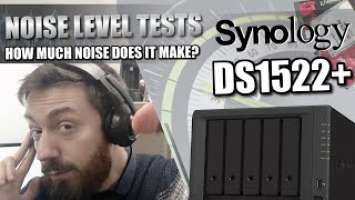 Synology DS1522+ NAS - Noise Tests with HDDs and SSDs