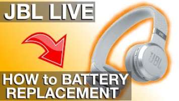 Battery Replacement on JBL LIVE Headphones (How to, using LIVE 460NC)