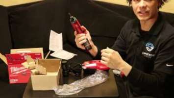 Milwaukee M4 drill unboxing with usage.