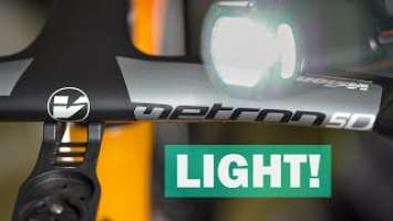 Adding a light to Vision Metron 5D ACR handlebar (Garmin Varia UT800)