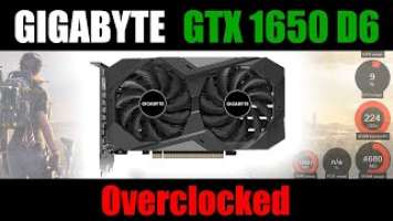 Gigabyte GTX 1650 D6 Windforce OC 4G | Overclocked