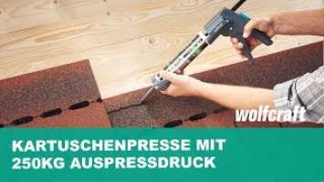 Kartuschenpresse MG 600 PRO für professionelle Arbeiten | wolfcraft