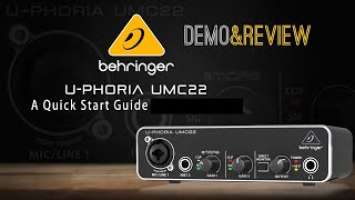 BEHRINGER U-PHORIA UMC22 AUDIO INTERFACE ¦ DEMO & REVIEW ¦ HOMESTUDIO REVIEWS