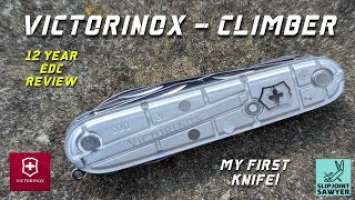 Victorinox Climber Silver Tech Swiss Army Knife 1.3703.T7. My First Pocket Knife After 12 Years EDC!