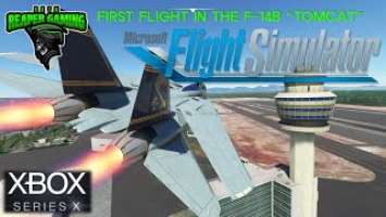 First Flight In The F-14 Tomcat (XBOX Series X) | Microsoft Flight Simulator