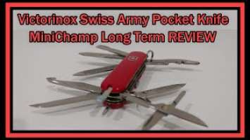 Victorinox Swiss Army Multi-Tool, MiniChamp Pocket Knife Long Term REVIEW