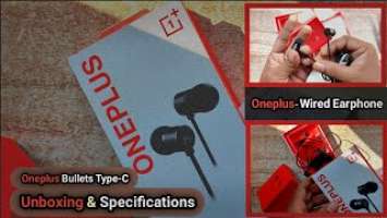 Oneplus Bullets Type-C Wired Metal Body Earphone_[Unboxing & Specifications]_Oneplus_Headphone