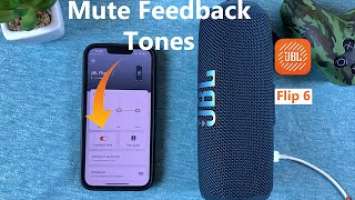 How To Mute Feedback Tone On JBL Flip 6 Portable Speaker