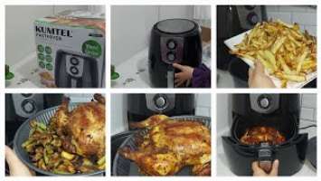 Kumtel Fastfryer XXL Airfryer✅️ Airfryerda Patates Kızartması✅️ Soslu Bütün Tavuk Pişirdik✅️