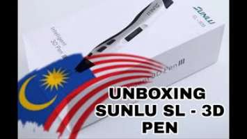 Unboxing & Review SUNLU SL-300 3D PEN Printing Pen (Malay Edition)