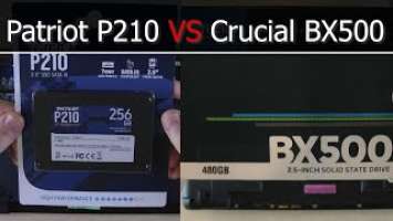 Patriot P210 VS Crucial BX500