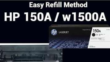 How to Refill HP 150A or W1500A Toner cartridge (easy method step by step)