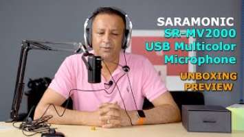 Seramonic SR-MV2000 USB Multicolor Microphone Unboxing & Preview in Nepali || OlizStore