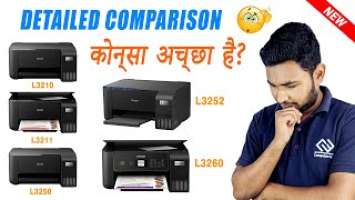 Epson L3210, L3211, L3250, L3252, L3260 Printers Detailed Review | InkTank  AIO