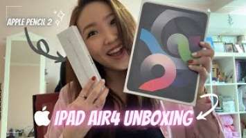 Unboxing iPad Air 4 + Smart Keyboard + Apple Pencil | 에어 4세대 & 스마트 키보드 애플 펜슬 언박싱