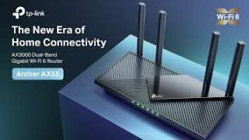 TP-Link Archer AX55 AX3000 Dual Band Gigabit Wi-Fi 6 Router