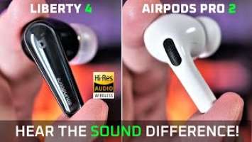 Soundcore Liberty 4 vs the KING  AirPods Pro 2 (With mic and Sound Samples)