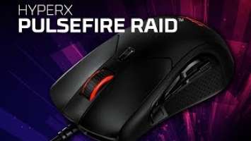 Игровая мышь с макрокнопками и RGB-подсветкой – HyperX Pulsefire Raid