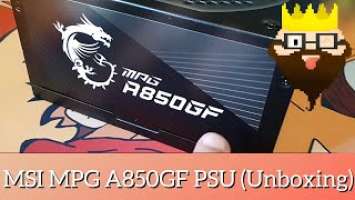 MSI MPG A850GF PSU (Unboxing)