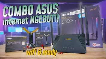 Internet KALIAN Lemot dan Naik Turun? COBA PAKAI INI!! Review ASUS RT-AX53U, USB AX56, USB AX55 NANO