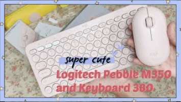 UNBOXING Logitech Pebble M350 and 380 Keyboard