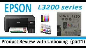 Epson CISS Ecotank L3200 L3250 L3256 L3260 ET-2810 Product Review and Unboxing (part1)