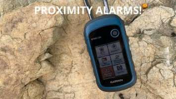 Garmin eTrex 22x & 32x proximity alarms! Get notified when you are close to your destination!