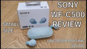 Sony WF-C500 Review - Compact TWS With Great Sound And Design! I Love The EQ App & Strong Bass!